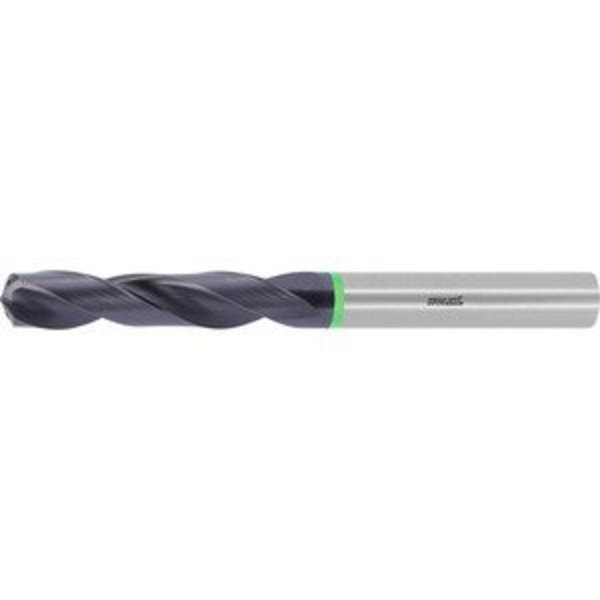 Holex Pro Steel Solid Carbide Drill, 3/4 inch Dia, 140 Deg Point Angle, TiAlN Coated, Through-Coolant 122504 3/4